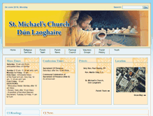 Tablet Screenshot of dunlaoghaireparish.ie